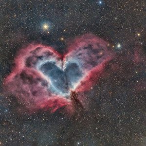 Distant Image of Heart Nebula