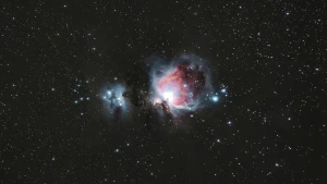 Orion Nebula witnessed with the life molecule